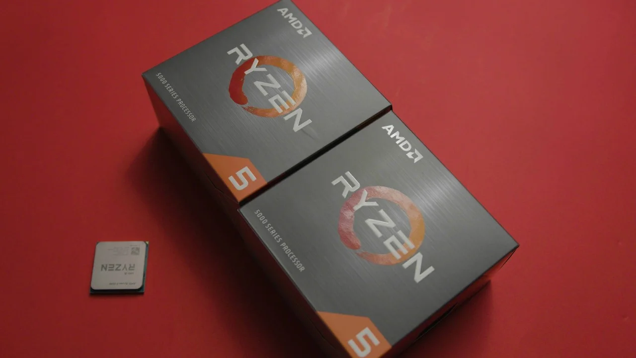 AMD Ryzen 5 5500 i AMD Ryzen 5 5600 opakowania