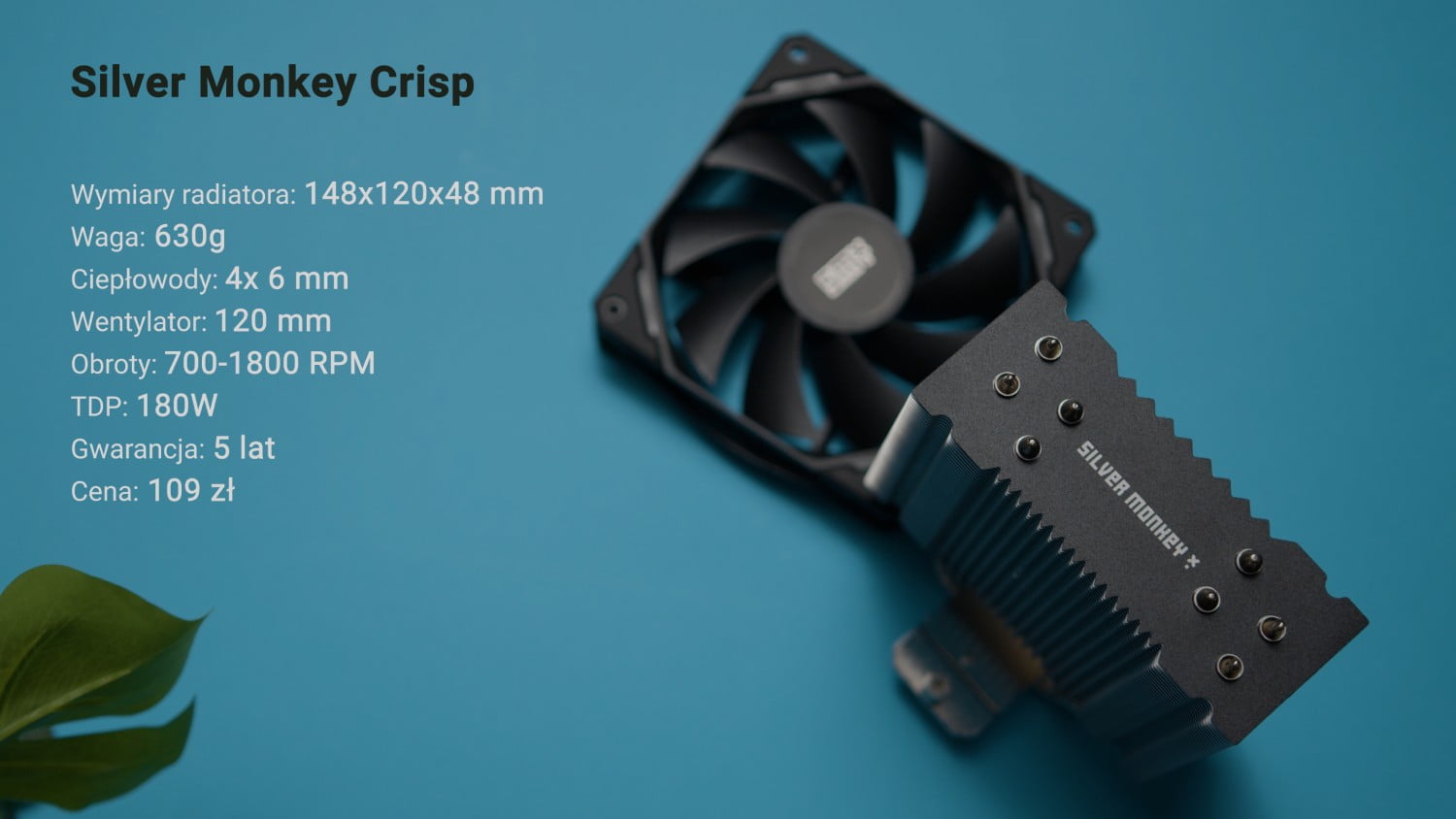 Test chłodzeń CPU 2022 Silver Monkey Crisp